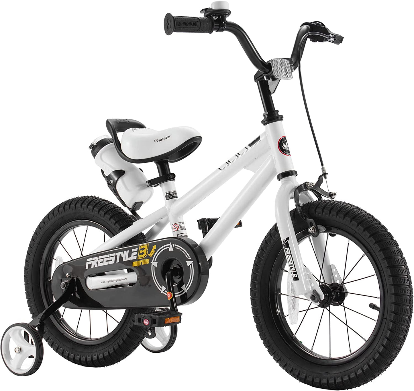 Freestyle Kids Bike 12 14 16 18 Inch Bicycle for Boys Girls Ages 3-9 Years, Multiple Colors