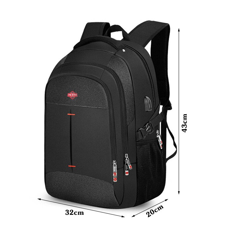 Business Backpack USB Charging Multifunctional Waterproof Oxford Student Travel Bagpack Men Male Laptop Backpack Mochila